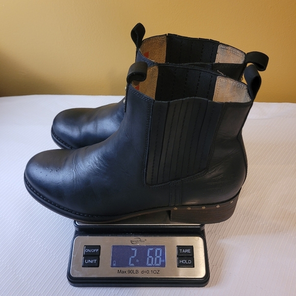 Harley Davidson Brittany Black Leather Chelsea Boots sz 10 D84666 - Picture 11 of 11